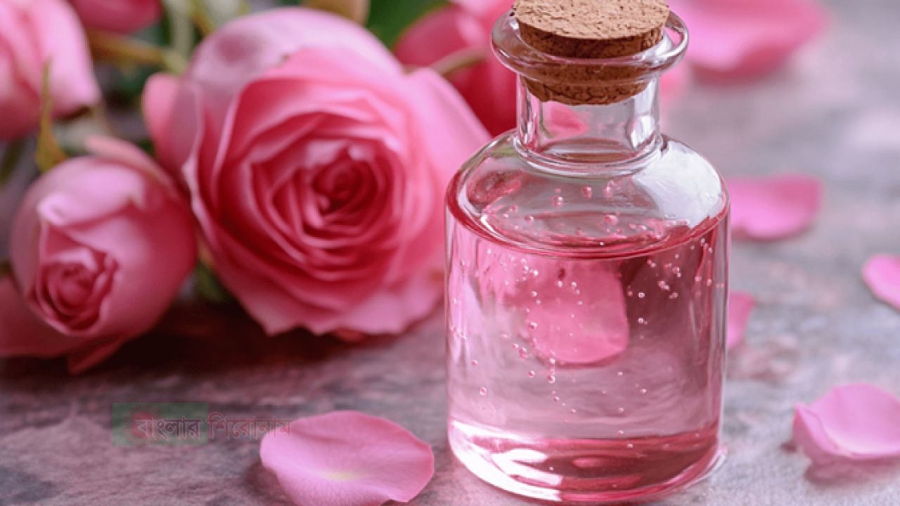 ত্বকের যত্নে কার্যকর উপাদান গোলাপজলের ব্যবহার