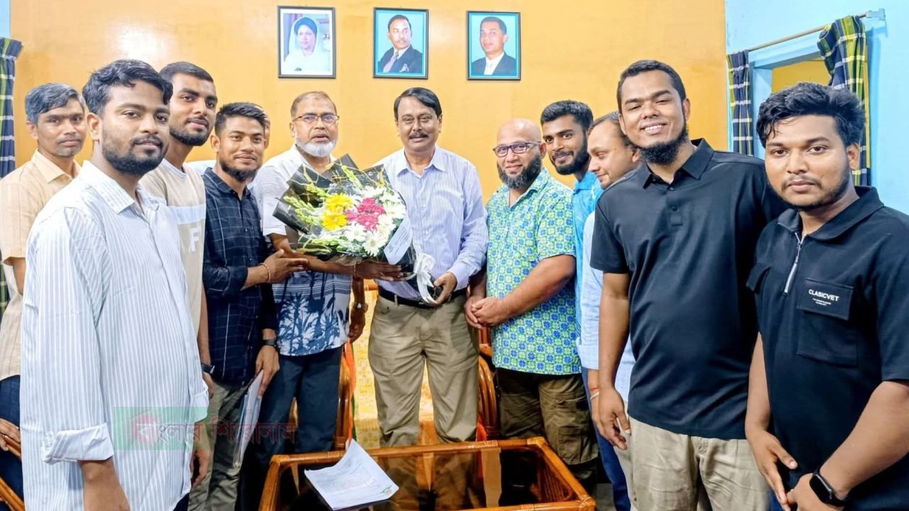 কলিম উদ্দিন আহমেদ মিলন এমপি'র সাথে বেকা সুনামগঞ্জ ইউনিটের সৌজন্য সাক্ষাত