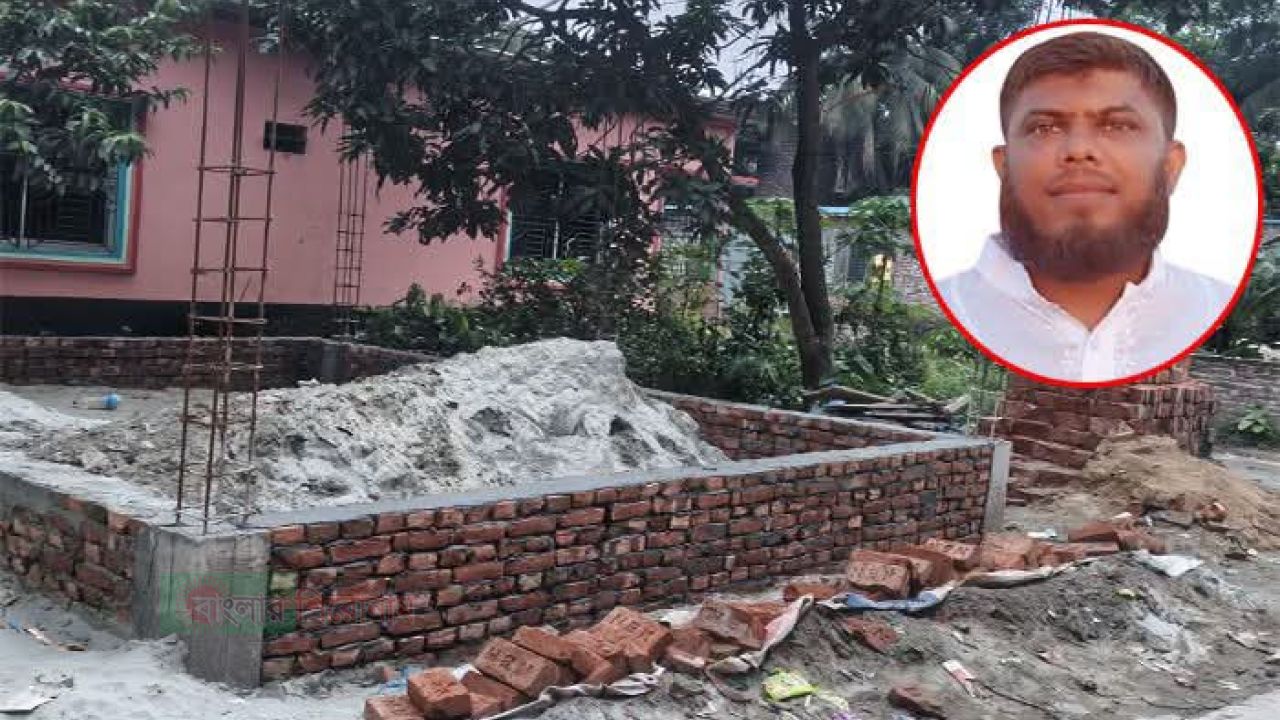 বন্দর উপজেলা স্বেচ্ছাসেবক দল নেতার বিরুদ্ধে সরকারি জায়গা দখলের অভিযোগ  &lrm;