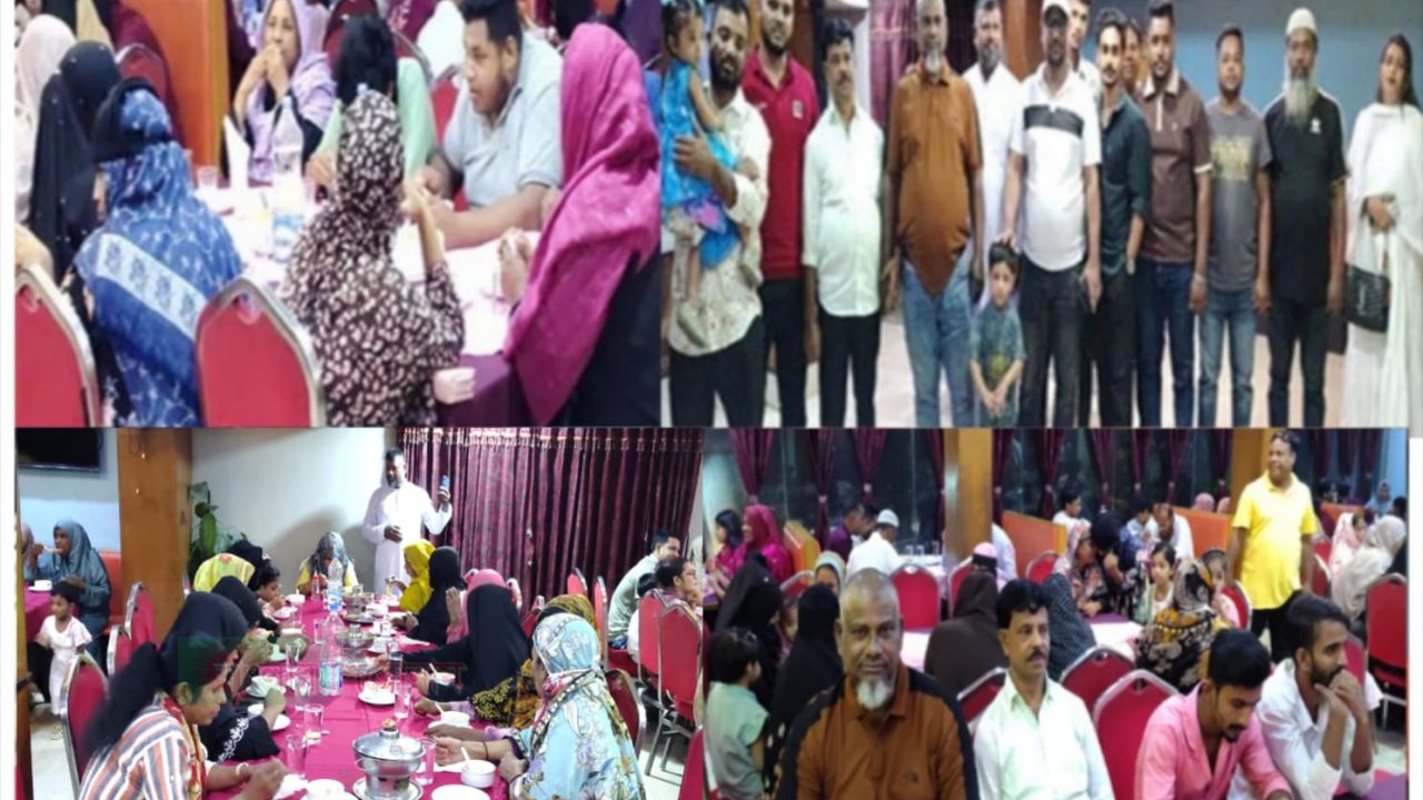 সিদ্ধিরগঞ্জে এলাকাবাসীকে নিয়ে নৈশভোজে সম্ভাব্য কাউন্সিলর প্রার্থী আকাশ প্রধান