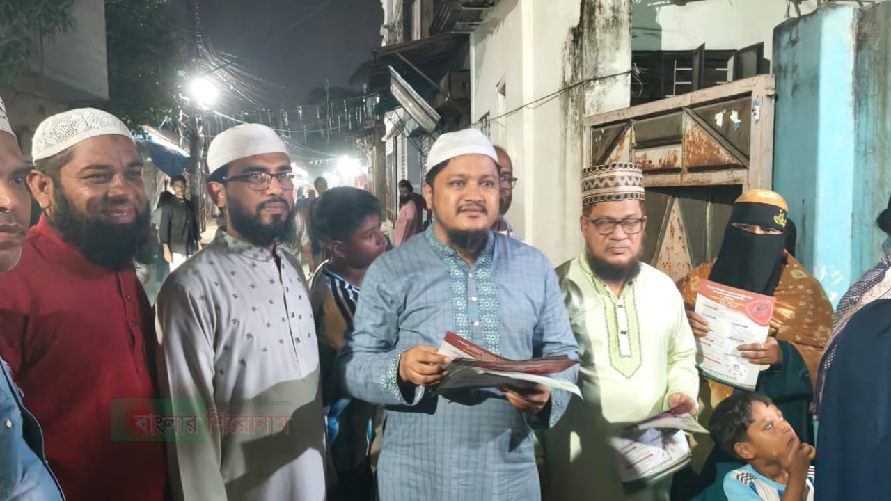 ডেঙ্গু সচেতনতায় মাওলানা আবদুল জব্বারের নাসিক ১৮ নং ওয়ার্ডে গণসংযোগ ও পথসভা