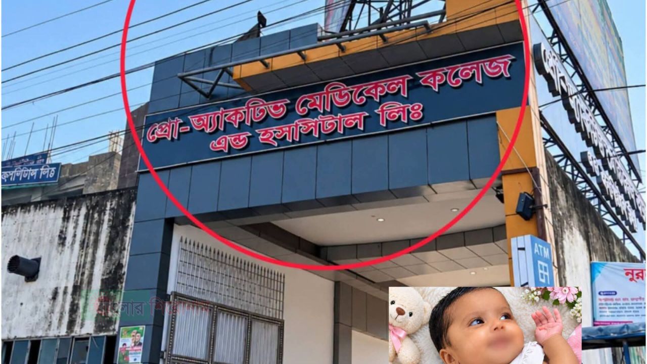 ​ভুল চিকিৎসা ও অবহেলার অভিযোগ: সাইনবোর্ড প্রো-অ্যাকটিভ হাসপাতালের বিরুদ্ধে