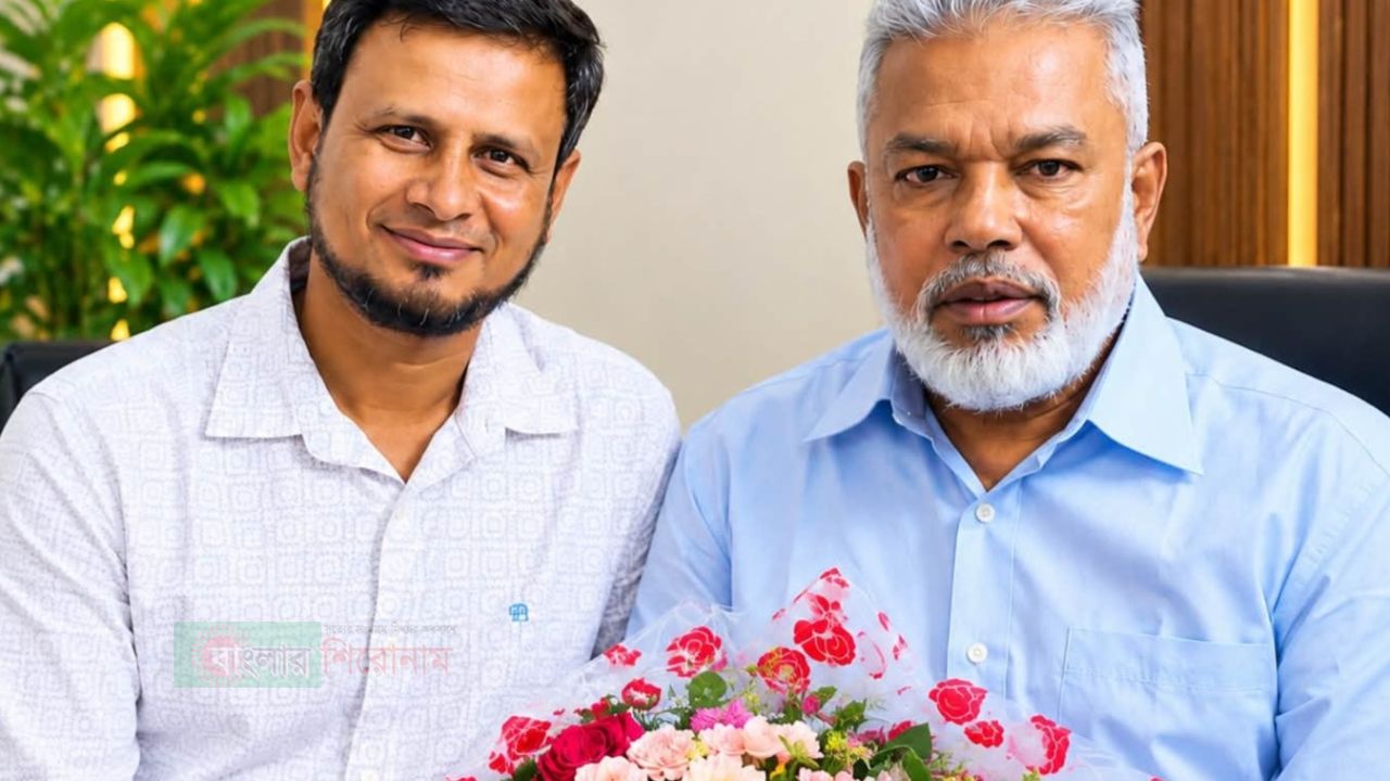 ​এমপি আজহারুল ইসলাম মান্নানের সাথে জাসাস নেতা জাহাঙ্গীর আলম দেওয়ানের সৌজন্য সাক্ষাৎ
